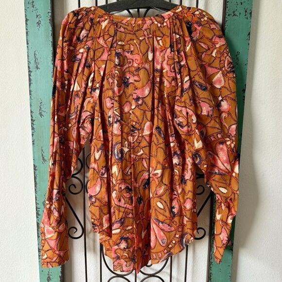 ALC cotton bronze blouse. Oversized and cool & light for spring/summer. - Picture 5 of 8